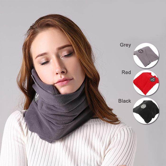 WONDERSHOP Soft Neck Support Travel Pillow Sitting Sleep Airplane Flight Train Bus Pillow - intl