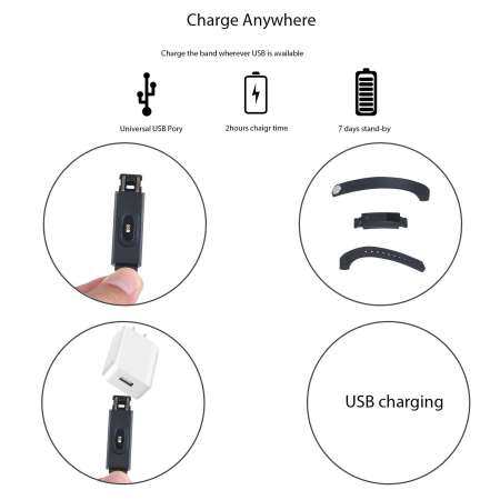 Hos Dog IP67 กันน้ำบลูทูธสมาร์ทรีโมทคอนโทรลจับเวลาสมาร์ทวอท์ช ActivityTracker ฐานเคาน์เตอร์แบนด์การตรวจสอบการนอนหลับสำหรับโทรศัพท์ iOS Android - INTL