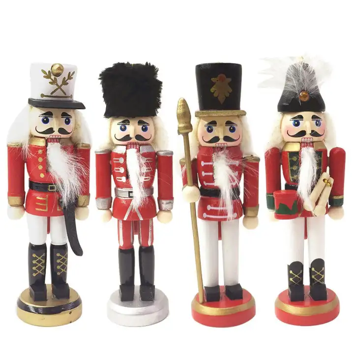 Buybowie 5pcs Christmas Hanging Nutcracker Decorations Set Of