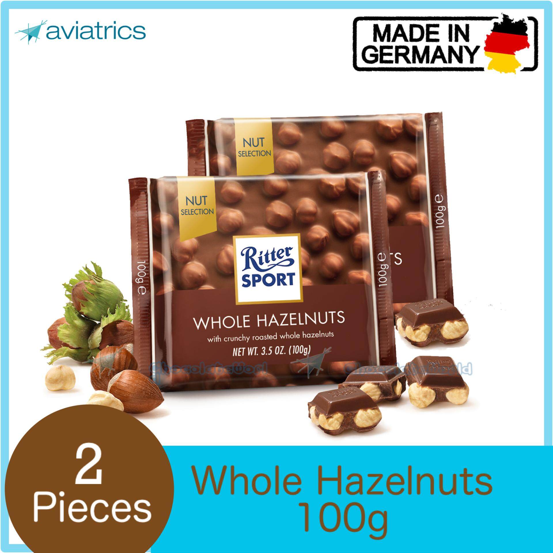 Ritter Sport Whole Hazelnut 100g X 2 Made In Germany Lazada