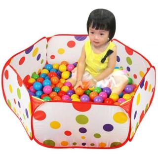 HobbyLane Baby Foldable Colorful Polka Dot Game Play Tent Pool House with 50Pcs Ocean Balls thumbnail