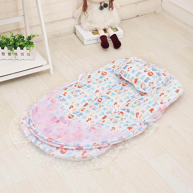 Ttlife Foldable Portable Infant Baby Travel Mosquito Net Crib Bed Tent with Pillow