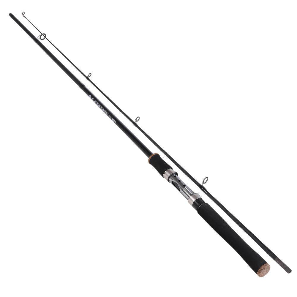 2.1M Portable Lightweight Fiberglass Fishing Rod 2 Sections Spinning Lure Rod Pole Fishing Tackle