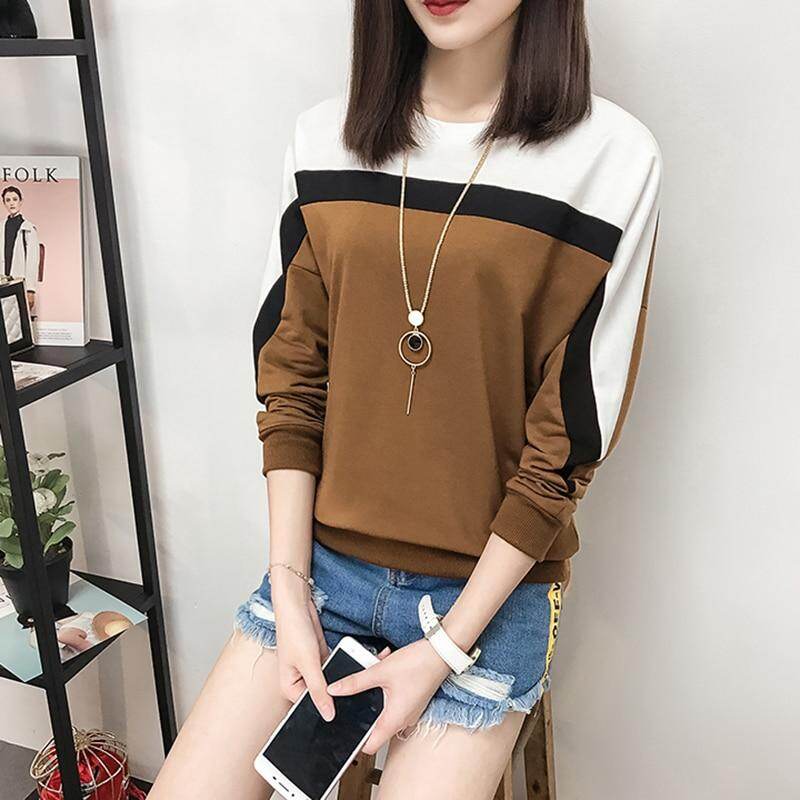 Autumn Winter Long Sleeve T shirt Women Tops Tshirt Women T-shirt O-neck Loose Cotton Tee Shirt Plus Size