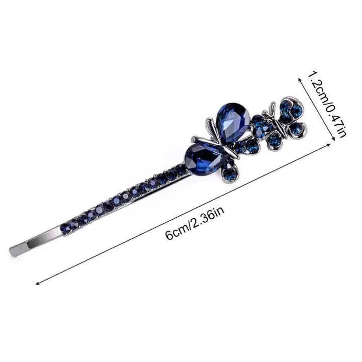 Goodgreat Retro Vintage Metal French Barrette Clip Hair 2 Pcs
