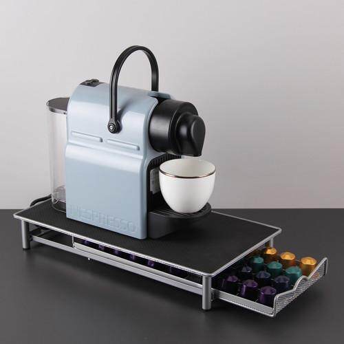 Cà phê viên Nespresso Cà Phê Viên Lưu Trữ Giá Đỡ 40 Pod Kim Loại Ngăn Kéo Người Tổ Chức MỚI HOT