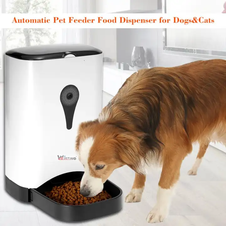 Wistino Automatic Pet Feeder Food Dispenser Feed For Dog Cat Wifi