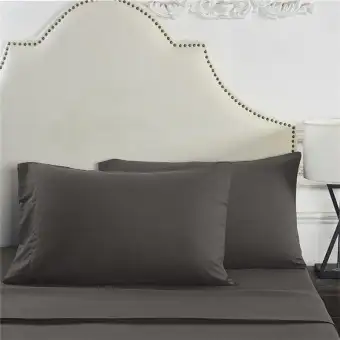 Sheleep 2 Pack Pillow Cases King Size 100 Brushed Microfiber