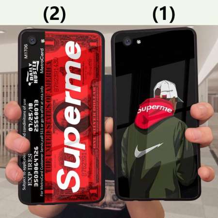 Vivo V5 V5s V5 PLUS แฟชั่น Supreme รูปแบบกระจกเทมเปอร์พร้อม Instagram SUP Design กันกระแทกด้านหลังดูกระจกสำหรับ vivo V5 S PLUS กรณีที่อยู่อาศัย Vivo V5 V5s V5 PLUS แฟชั่น Supreme รูปแบบกระจกเทมเปอร์พร้อม Instagram SUP Design กันกระแทกด้านหลังดูกระจกสำหรับ vivo V5 S PLUS กรณีที่อยู่อาศัย