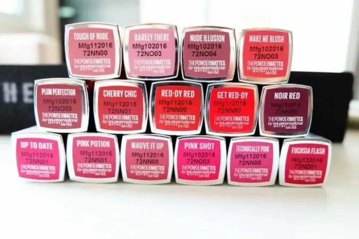 maybelline lipstick powder matte