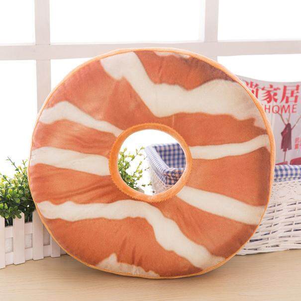 Phong cách mới Doughnut Hình Vòng Sang Trọng Mềm Mới Lạ Phong Cách Đệm Gối Finleystore