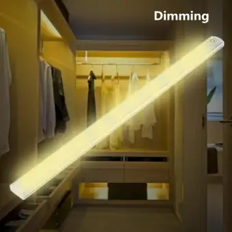 Hiqueen Led String Light Touch Sensor Dimmable Under Cabinet Light Kitchen Light Night Lamp Hard Rigid Bar Light Lazada Singapore