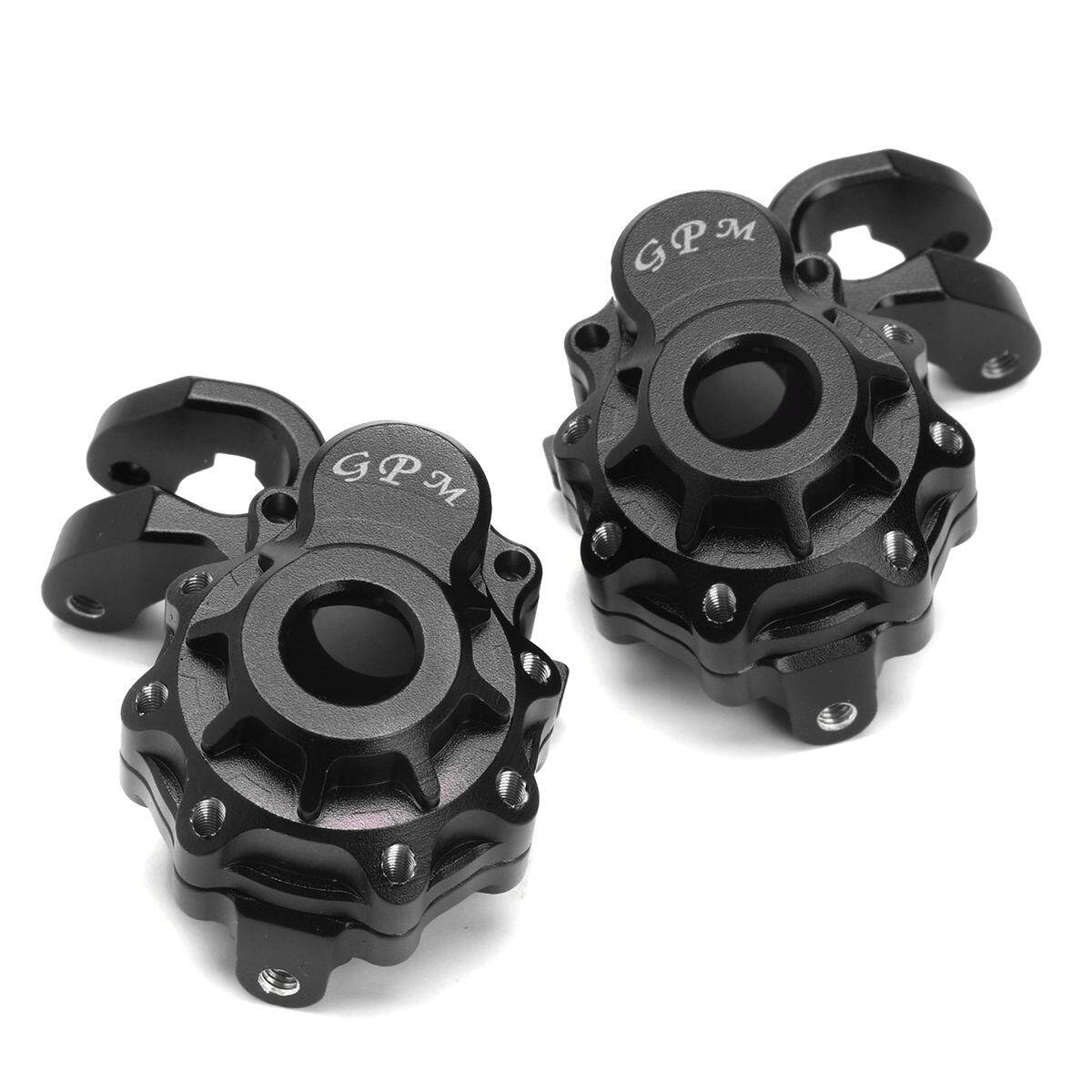 CNC Machined Alloy Front Portal Drive Housing Red Kits For Traxxas TRX-4 Crawler #black