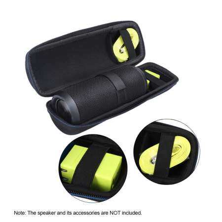 เคสแข็งกระเป๋าเดินทางกระเป๋าเก็บของฝาครอบป้องกันสำหรับเจบีแอลฟลิบ 3/4  UE Boom1/2 ลำโพงบลูทูธ USB สายเคเบิลชาร์จไฟติดผนังอุปกรณ์เสริม - INTL