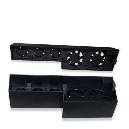 Outops USB เทอร์โบภายนอกอุณหภูมิควบคุม Cooling 5 พัดลมทำความเย็นสำหรับ Sony PS4 สำหรับ PlayStation 4 พร้อมสายชาร์จ