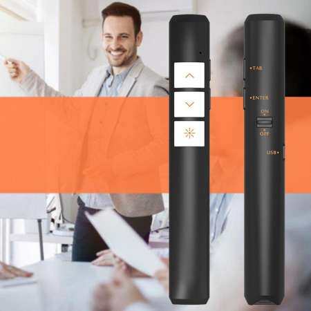 สินค้าใหม่ชั่วโมงนี้ มัลติมีเดียไร้สายเลเซอร์ปฏิบัติเสนอ USB การควบคุมระยะไกลแสดงสีดำ
ขายดีนาทีนี้