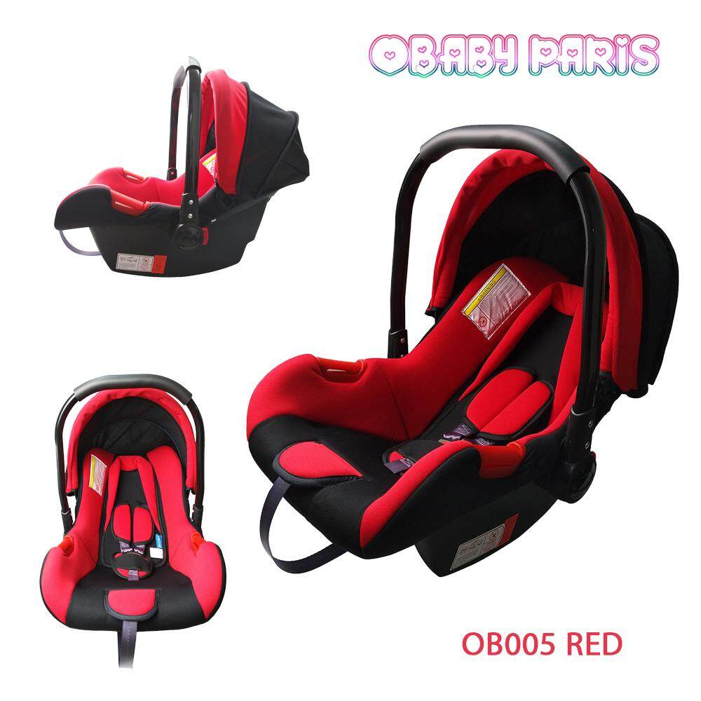 OBaby Paris OB005 Premium Baby Carrier Basket, Baby Car Seat and Cradle - Red