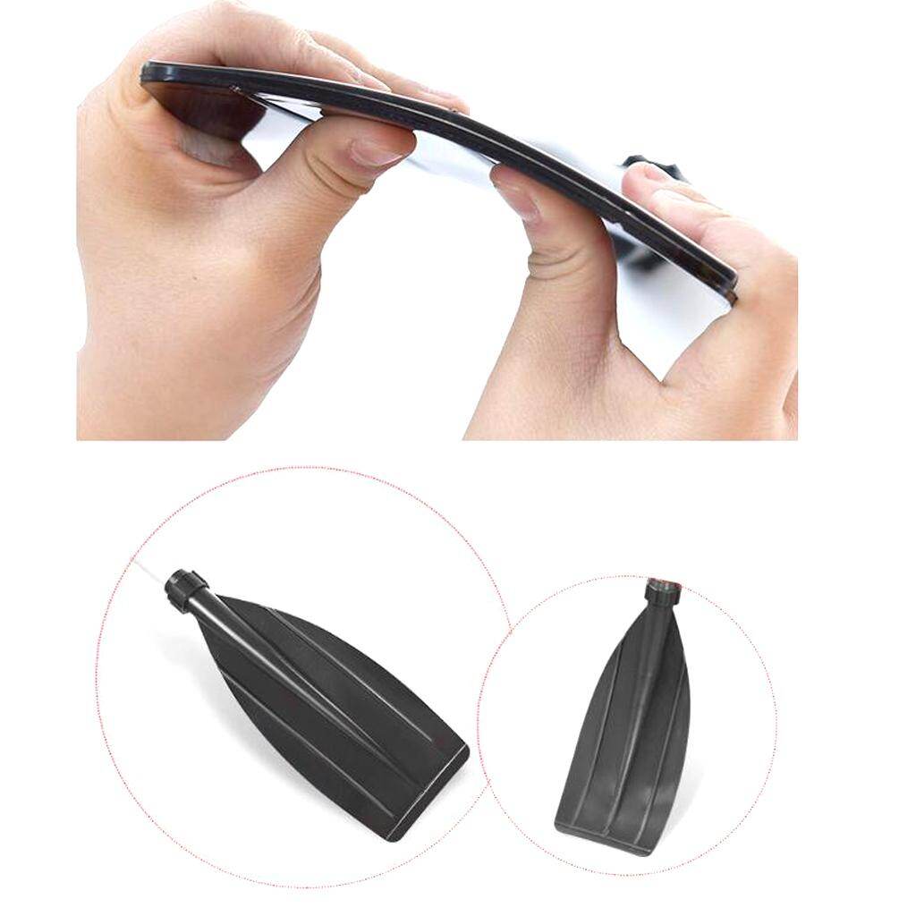 Baoblaze Lightweight PVC Kayak Paddle Blade Canoe Oar Leaf Accessory Attachment Replacement Black