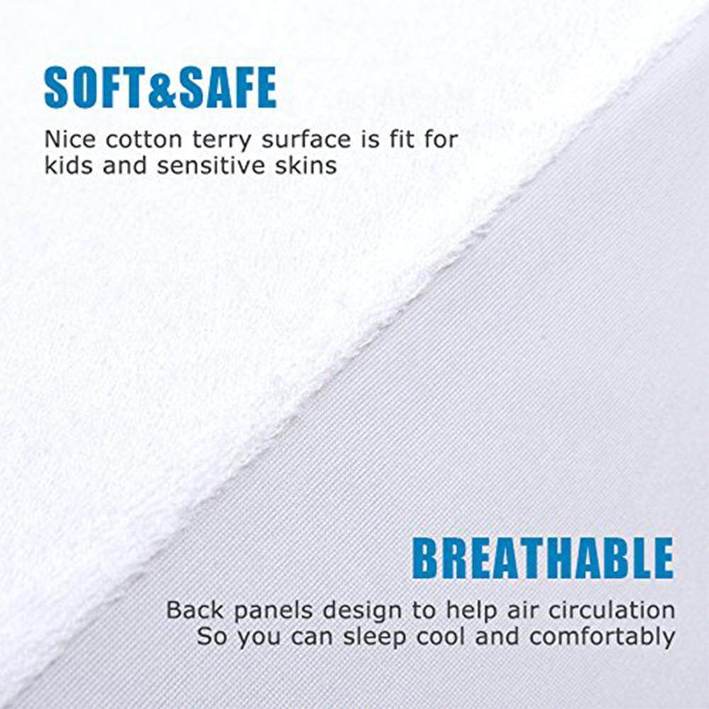 Đĩa đơn/Vua Đơn/Nữ Hoàng/Vua Cotton Matress Bao 100% Chống Thấm Nước Bảo Vệ Nệm Giường Lỗi Chống Bụi chi Miếng Lót Đệm Dành Cho Nệm