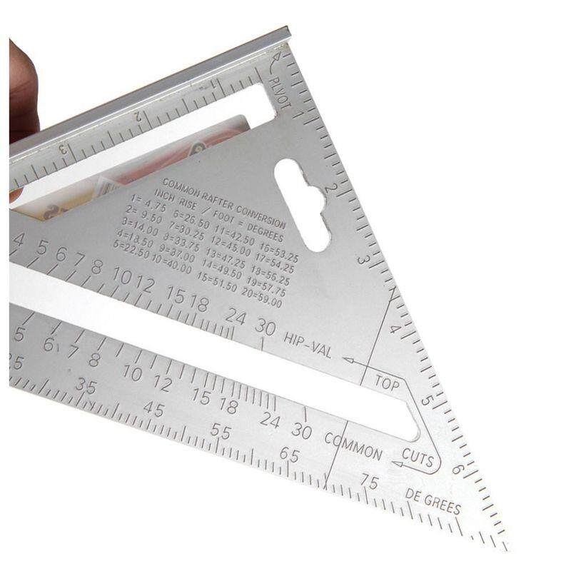 1 PCS Aluminium alloy triangular ruler,7 inch high grade carpenter's ...