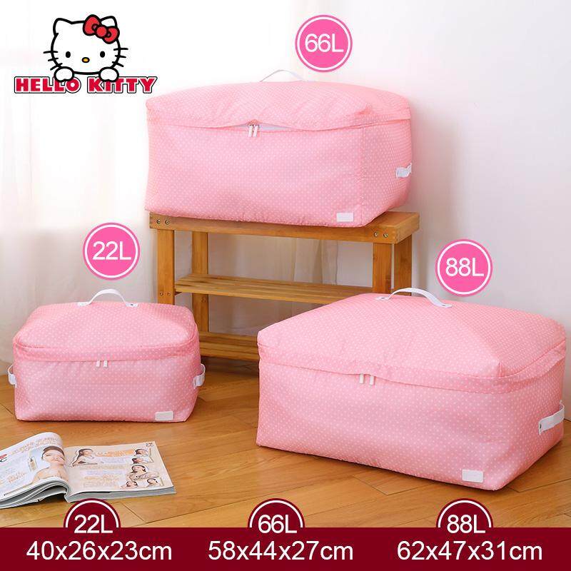 HelloKitty Chăn Túi Cất Đồ Chăn Bông Quần Áo Thu Nhận Túi Thu Đồ Quần Áo, Mẫu Giáo, Chăn Túi Cất Đồ