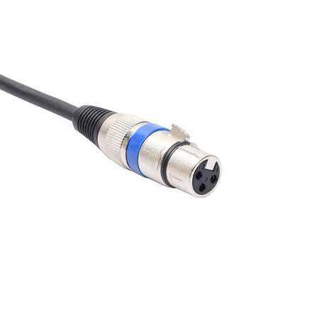 Honioer ตัวต่อไมโครโฟน Pin พอร์ต XLR ตัวผู้หญิงเสียงไมค์สายพ่วง 1.8 เมตร