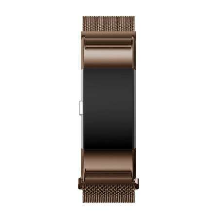 SPACICKIE Milanese Stainless Steel Watch Band Strap Bracelet + HD Film For Fitbit Charge 2