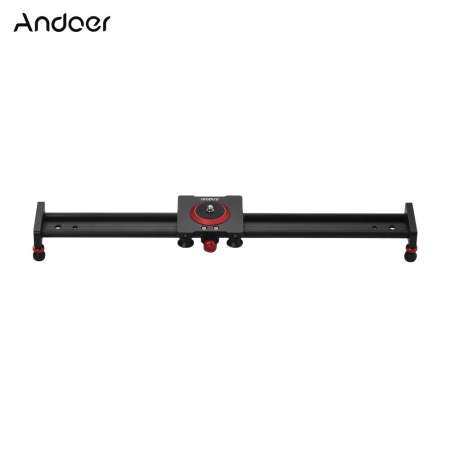 Andoer 50 เซนติเมตร/20 อลูมิเนียมอัลลอยนิ้ว Camera รางเลื่อน Video Stabilizer Rail สำหรับ DSLR Camera กล้องวิดีโอ DV ฟิล์มถ่ายภาพ, โหลดได้ถึง 11Lbs