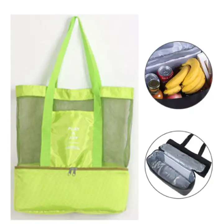 beach tote with cooler