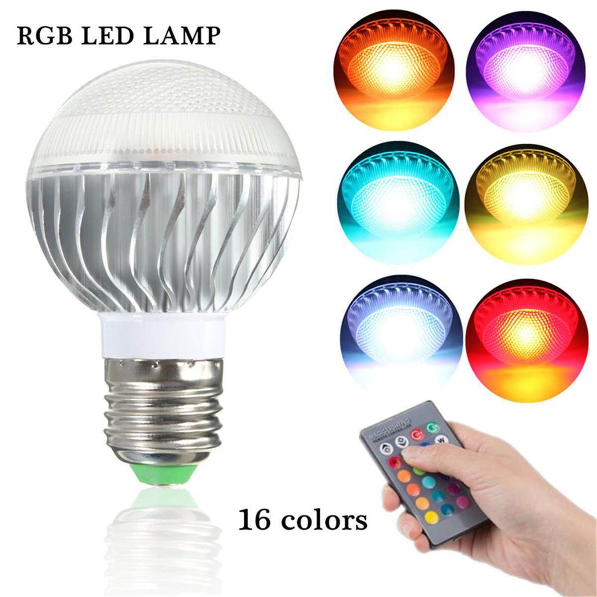 【Free Vận Chuyển + Đèn Flash Deal】 10 Chiếc E27 3 W RGB Đèn Ánh Sáng Nhiều Màu Sắc Thay Đổi W/HỒNG NGOẠI Từ Xa điều khiển 16-Màu Sắc