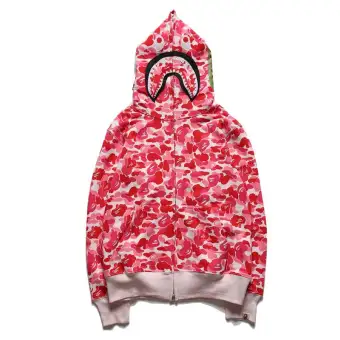 bape shark pink camo