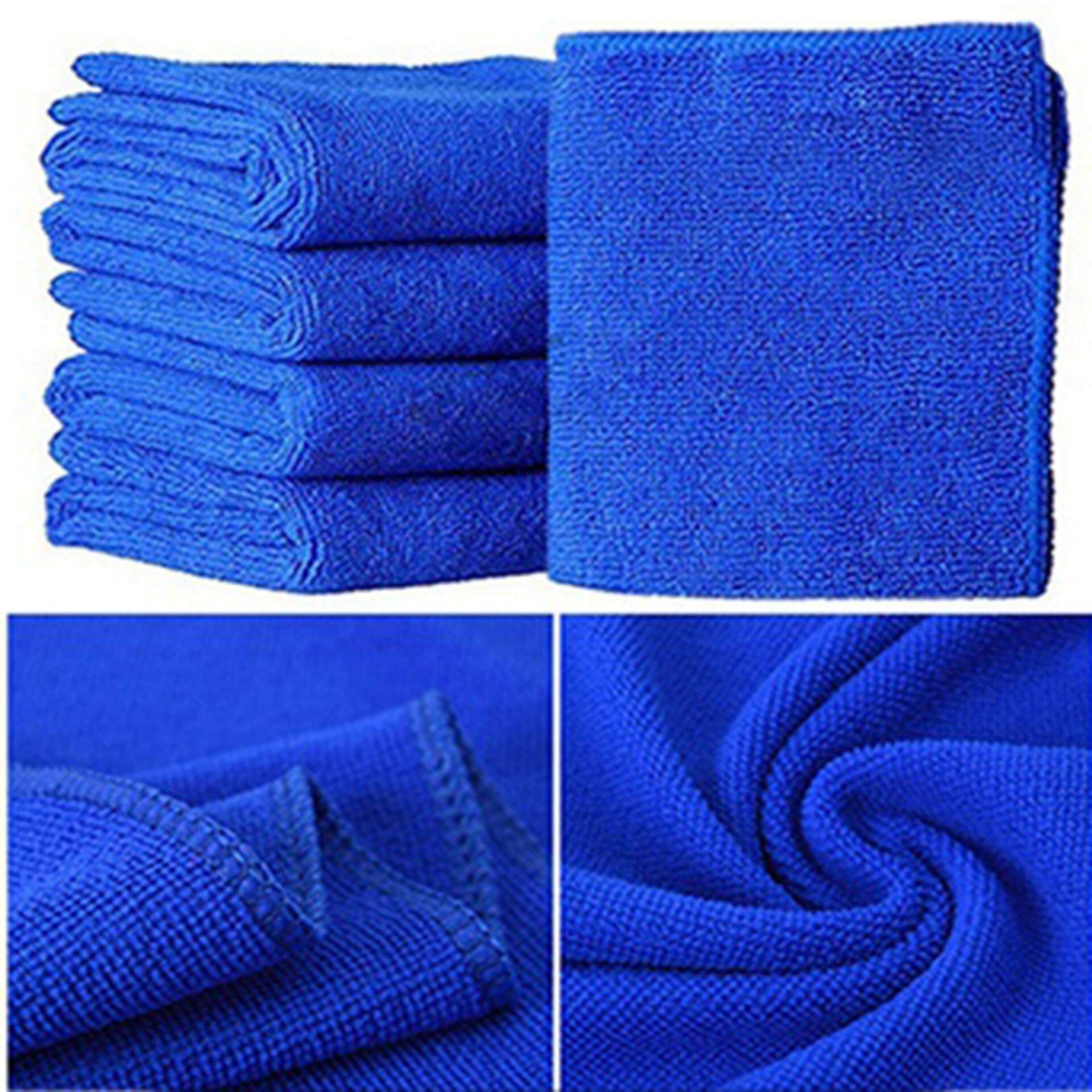 5/Soft Auto Car Microfiber Wash Cloth Cleaning Towels Hair Drying Duster QTY:5PCS - intl