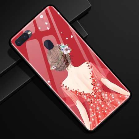For OPPO F9 Case Lovely Girl Soft TPU Silicone Back Cover for OPPO F9 Phone Case