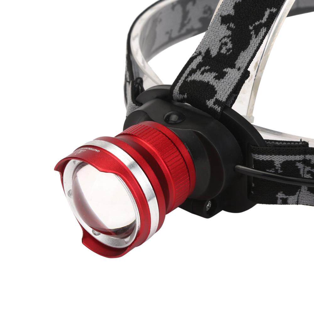 Super Bright XM-L T6 Zoomable Headlamp T6 LED Headlight Light Lamp 18650