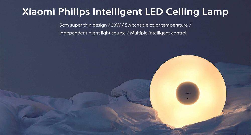 Xiaomi chính hãng Philips LED Ốp Trần Bụi Ứng Dụng Không Dây Mờ AC 100-240 V