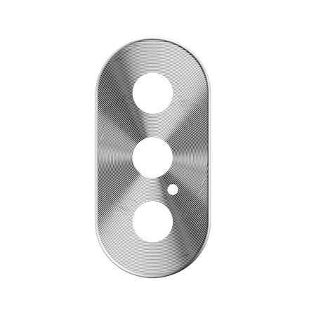 TOMATOLL ด้านหลังฝาครอบเลนส์กล้องคลุมทั้งหมดแหวนป้องกันอุปกรณ์เสริมสำหรับ iPhone X BK