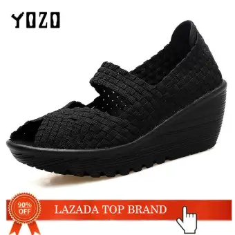best picked up on feet at YOZO Breathable Woven Women Casual Shoes Summer Wedge Platform ... best picked up on feet at YOZO Breathable Woven Women Casual Shoes Summer Wedge Platform ...