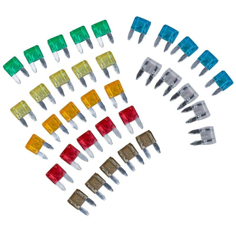 Spare 10X Mini Blade Fuses 15 Amp For Motorbike Motor Cycle 