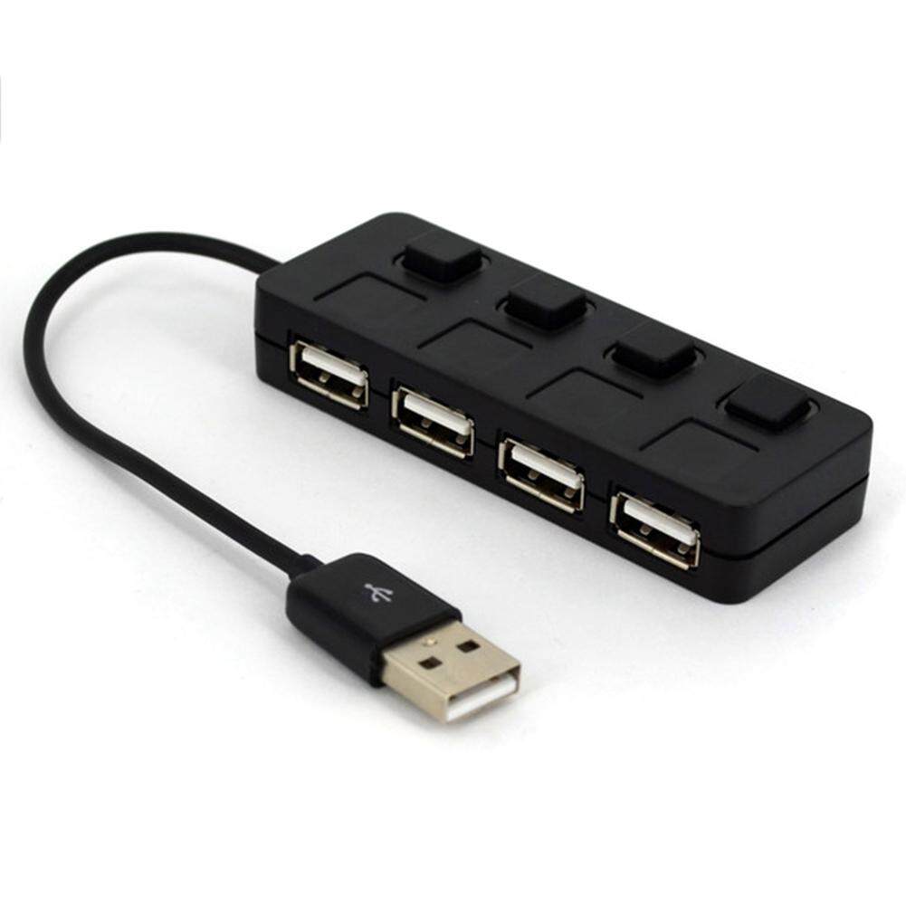 Đen 1 Ra 4 CỔNG USB 2.0, 4 Cổng USB Truyền Dữ Liệu Hub Sạc