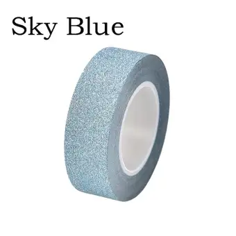 10m Glitter Washi Sticky Paper Masking Adhesive Tape Label Diy