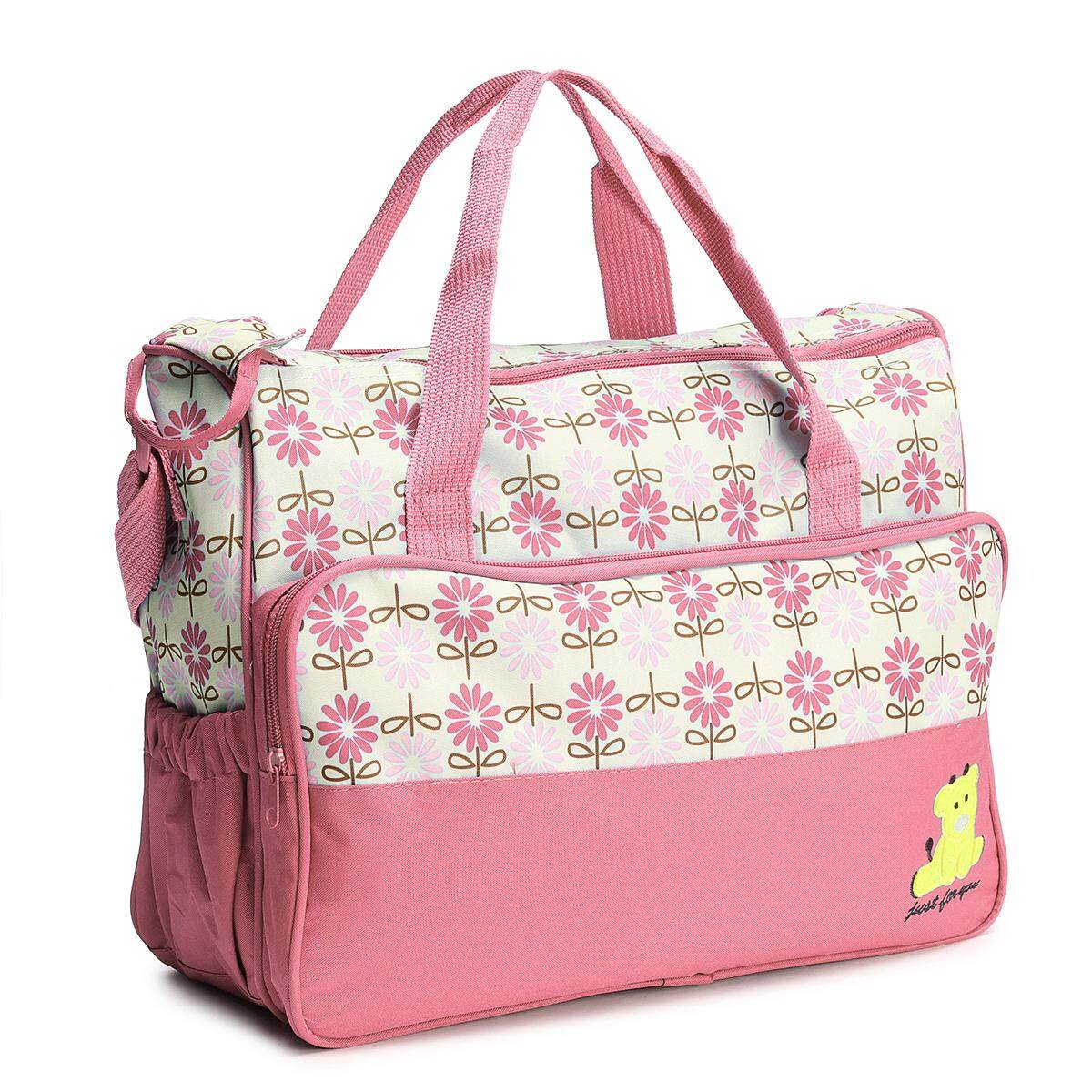 Baby Changing Diaper Nappy Bag Mummy Mother Handbag 5 Pcs Multi-functional UK