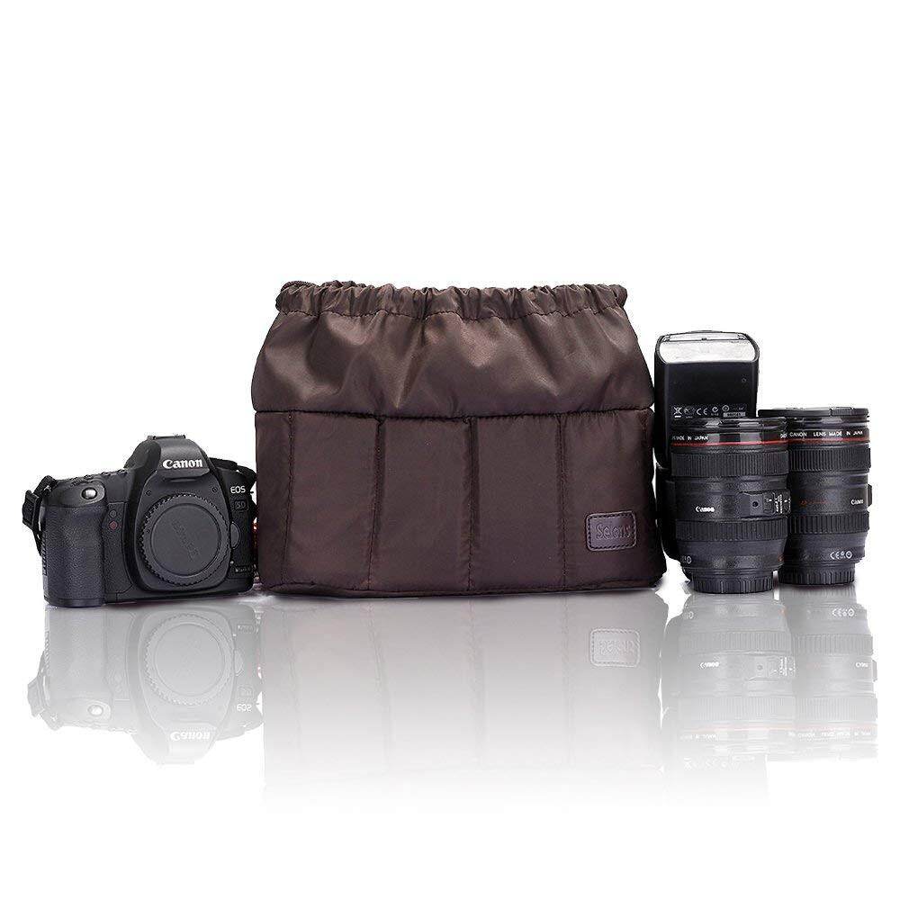 Selens Công suất cao Chống sốc Máy ảnh DSLR SLR Túi đệm Vỏ máy ảnh phân vùng Chèn Máy ảnh đệm chèn