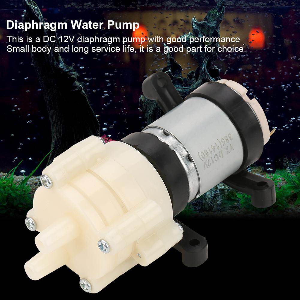 Máy Bơm Hút Nước Màng Điện Mini DC 12V Cho Bể Cá Máy Pha Trà