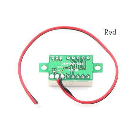 ตรวจสอบคุณภาพ จอแสดงผล LED แบบดิจิตอลโมดูล DC2.7V-32V
แรงดันไฟฟ้าโวลต์มิเตอร์แผงทดสอบมาตรวัดมิเตอร์สีแดง ขายดี