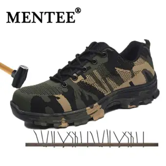 military grade puncture proof steel toe safety shoes