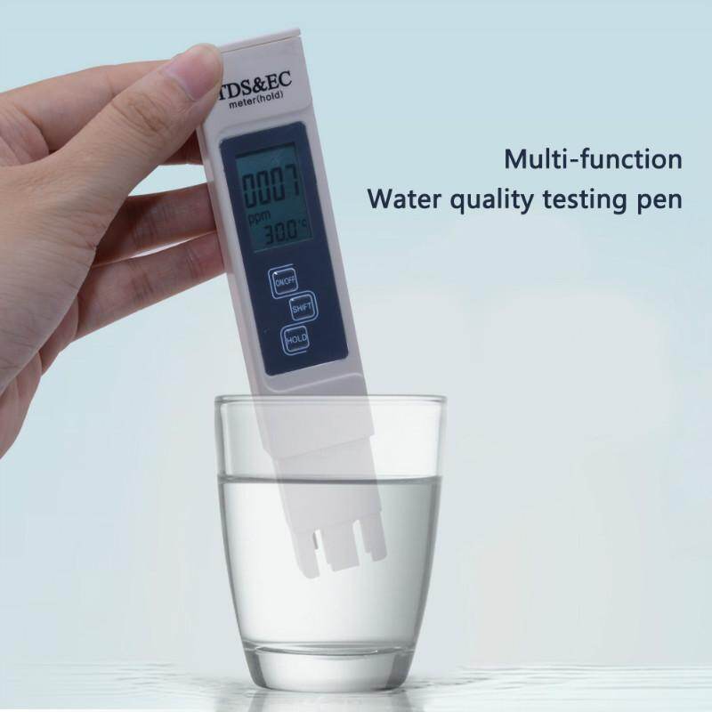 Bút Đo Độ Dẫn Điện TDS/EC, Bút Kiểm Tra Chất Lượng Nước Làm Vườn Máy Đo EC Nhiệt Độ ATC