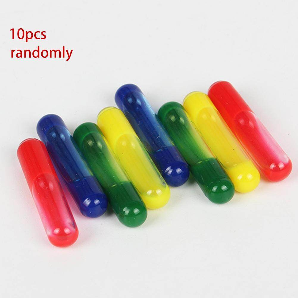 10 ชิ้น/เซ็ตของตกแต่งตู้ปลาชุดตกแต่งถังเลี้ยงปลาเต่า Jar Tumbler Aquarium อุปกรณ์เสริมภูมิทัศน์ Drop 0615
