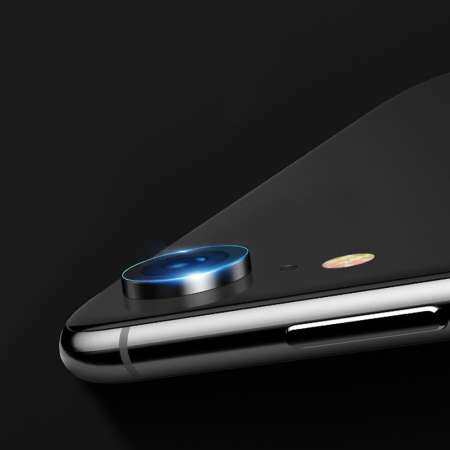 Bnenesmont 5 ชิ้นไม่มี Tempered เคสโทรศัพท์แบบกระจกฟิล์มกล้องสำหรับ iPhone XR 6.1 นิ้ว