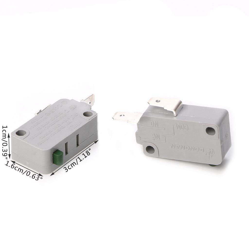 2Pcs KW3A Microwave Oven Door Micro Switch 16A 125V//250V Normally Open Switch