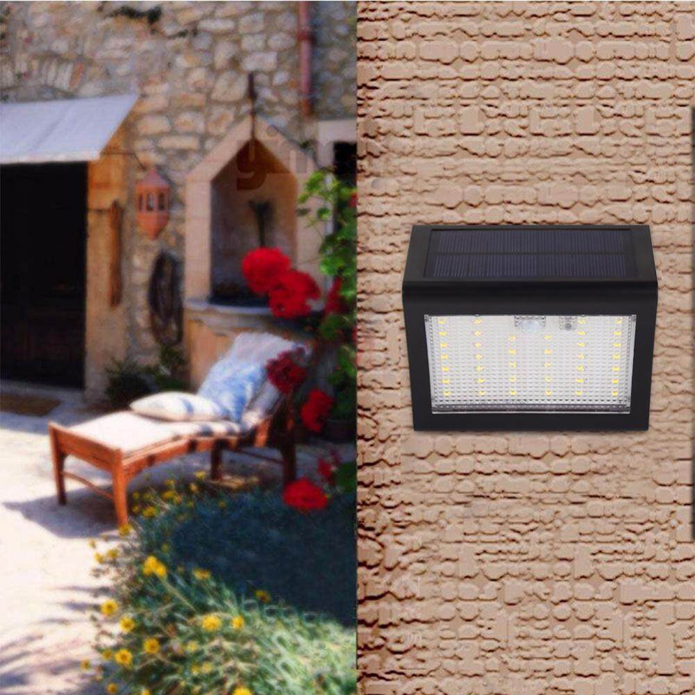 Newlifestyle 500LM Solar 38LED Body Induction Light Waterproof Garden Wall Lamp - intl(Antique White)